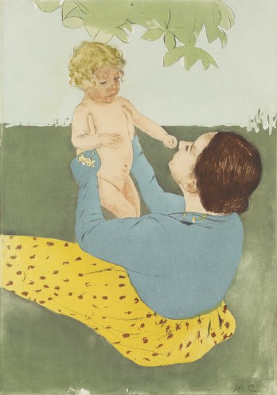 Under the Horse-Chestnut Tree by Mary Cassatt